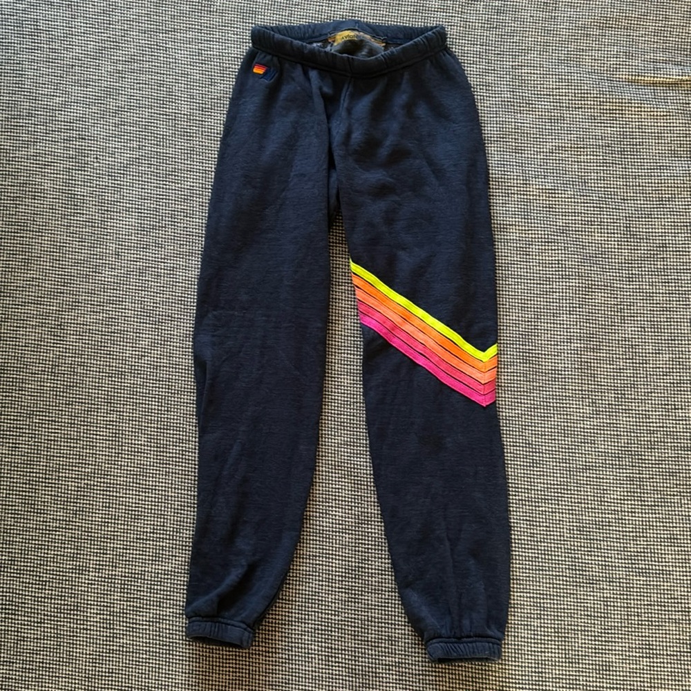 Aviator nation five stripe sweatpants
